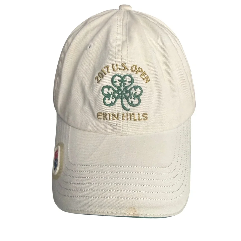 USGA 2017 U.S. Open Erin Hills Golf Adjustable Strapback Cap Hat Men's OSFA - Picture 1 of 9